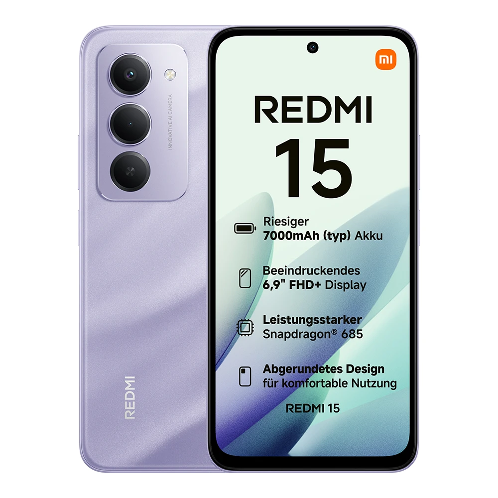 Redmi 15 6GB/128GB | Sandviolett