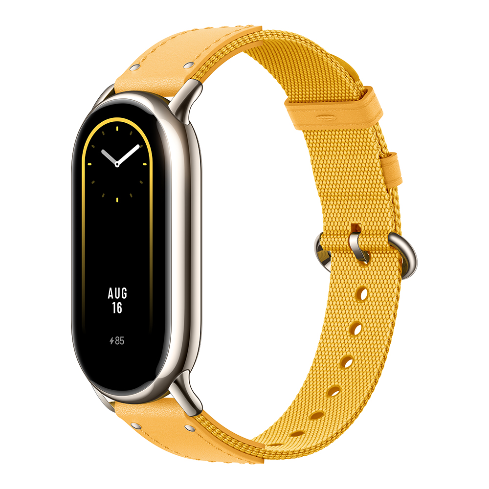 Geflochtenes Armband für Xiaomi Smart Band 8 | Gelb