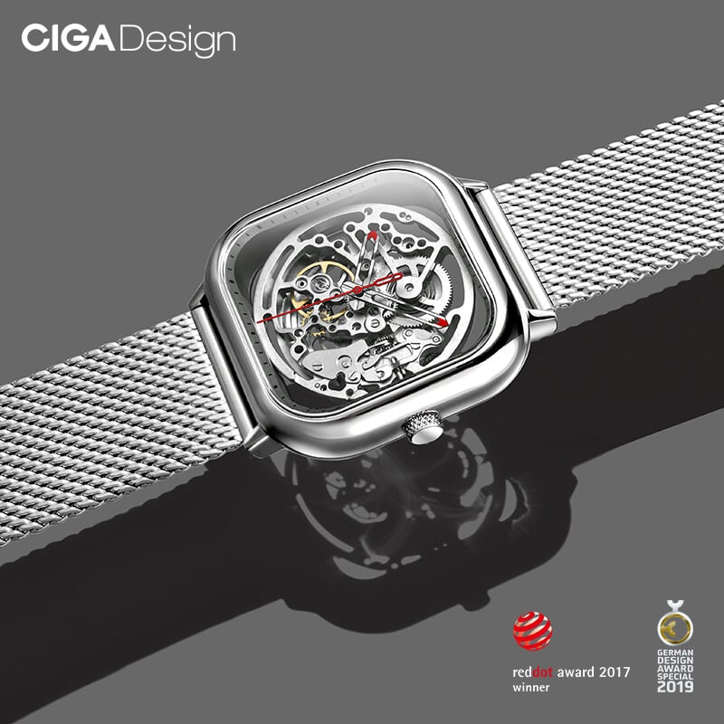 CIGA Design Automatic Mechanical Watch - FULL HOLLOW (EN)