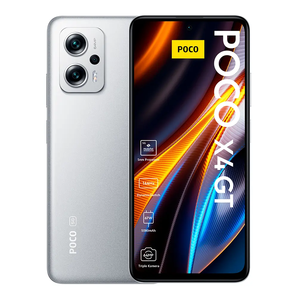 Poco X4 GT 8GB/256GB Smartphone | Silber