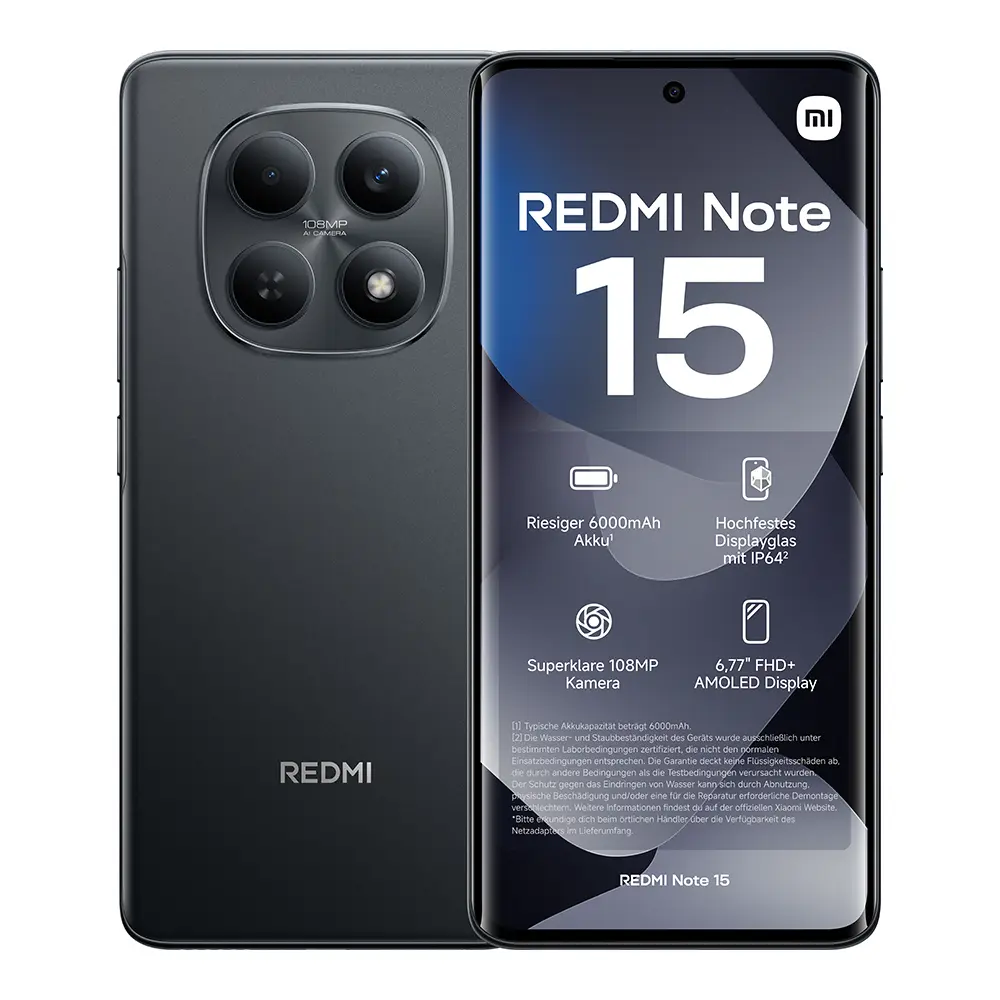 REDMI Note 15 8GB/256GB | Schwarz