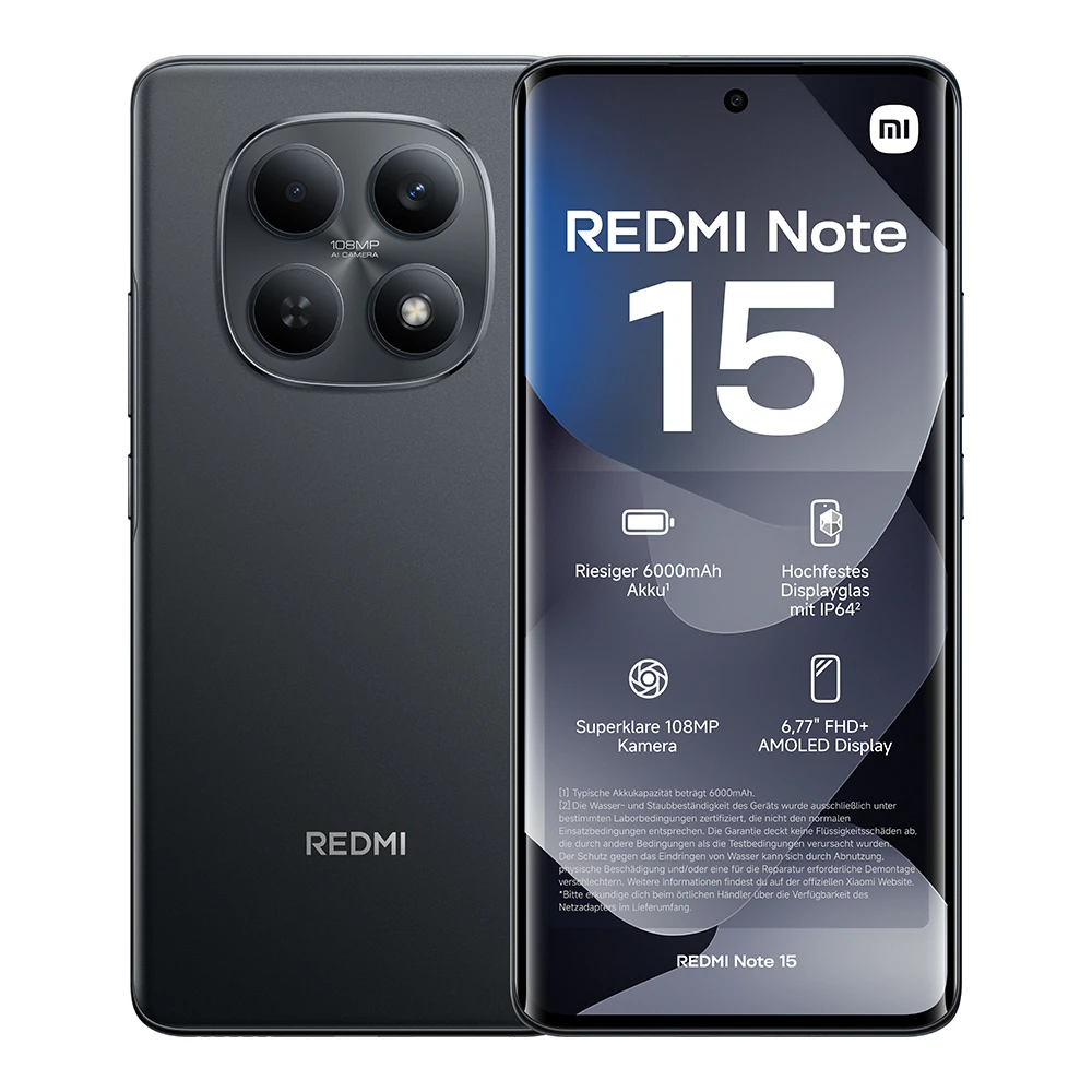 REDMI Note 15 6GB/128GB | Schwarz