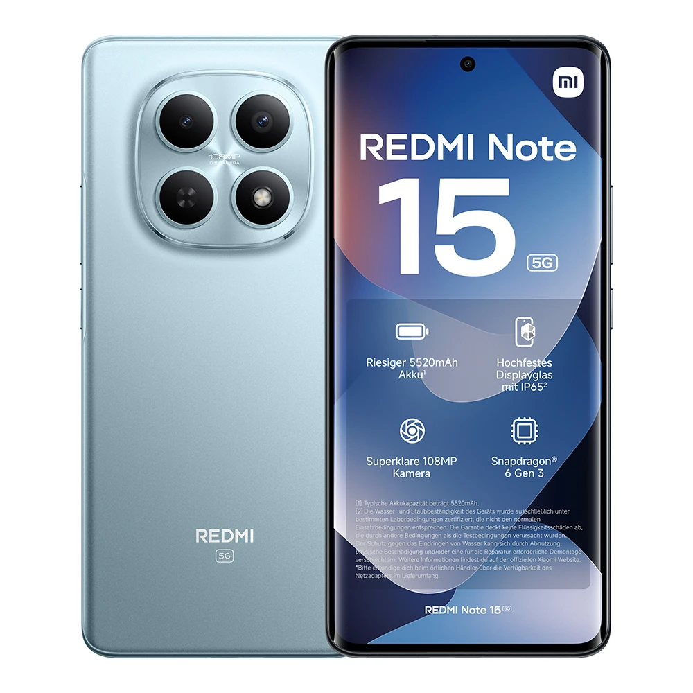 REDMI Note 15 5G 8GB/256GB | Gletscherblau