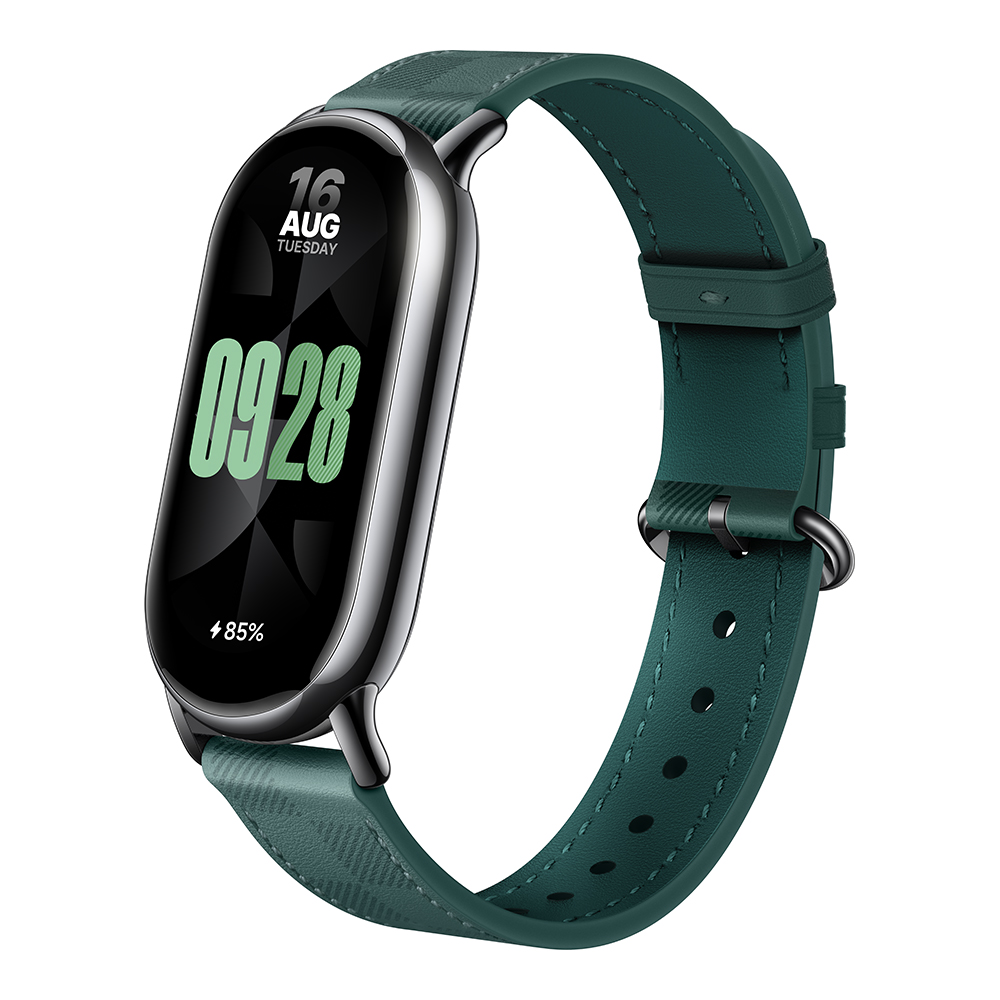Armband mit Karomuster für Xiaomi Smart Band 8 | Grün