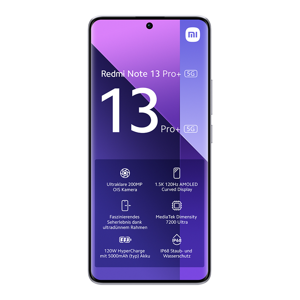 Redmi Note 13 Pro+ 5G 12GB/512GB Smartphone | Violett 