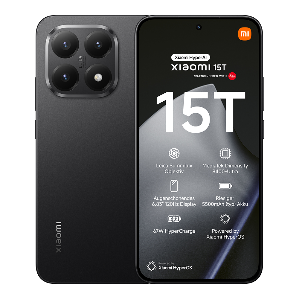 Xiaomi 15T 12GB/256GB | Schwarz
