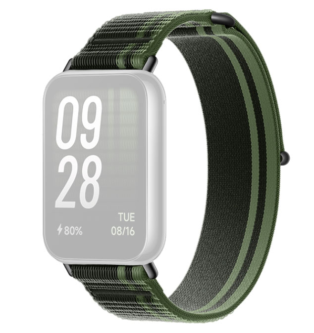 Geflochtenes Armband für Xiaomi Smart Band 8 Pro | Grün