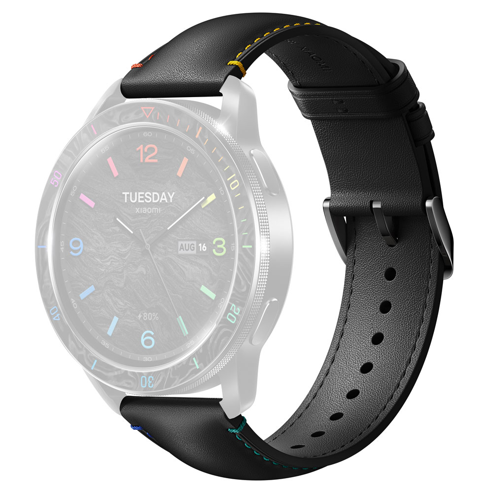 Armband für Xiaomi Watch S3 | Schwarz Armband für Xiaomi Watch S3 | Schwarz