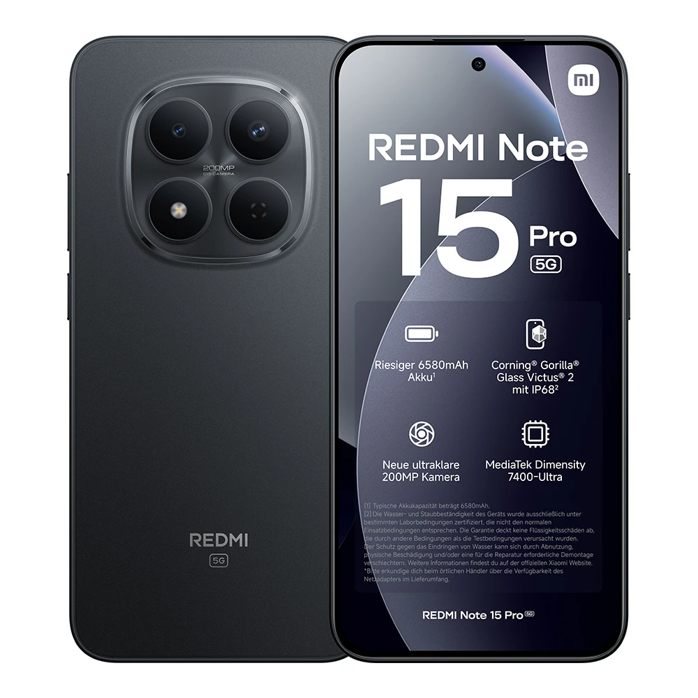 REDMI Note 15 Pro 5G 8GB/512GB | Schwarz