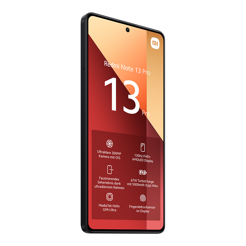 Redmi Note 13 Pro 12GB/512GB Smartphone | Schwarz 