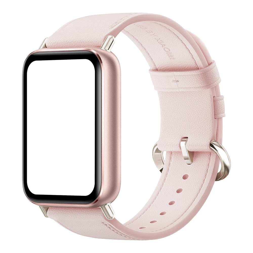 Xiaomi Lederarmband mit Schnellverschluss | Aprikosenpink
