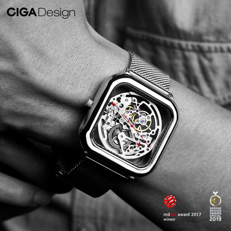 CIGA Design Automatic Mechanical Watch - FULL HOLLOW (EN)