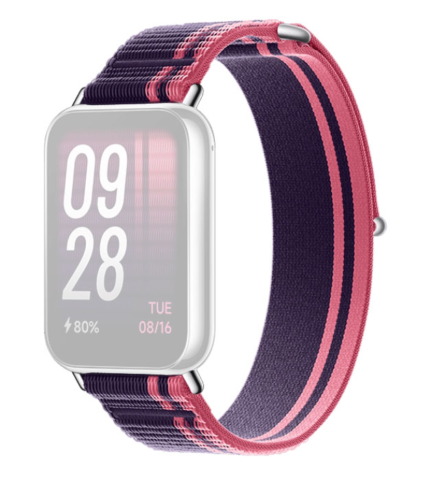 Geflochtenes Armband für Xiaomi Smart Band 8 Pro | Violett