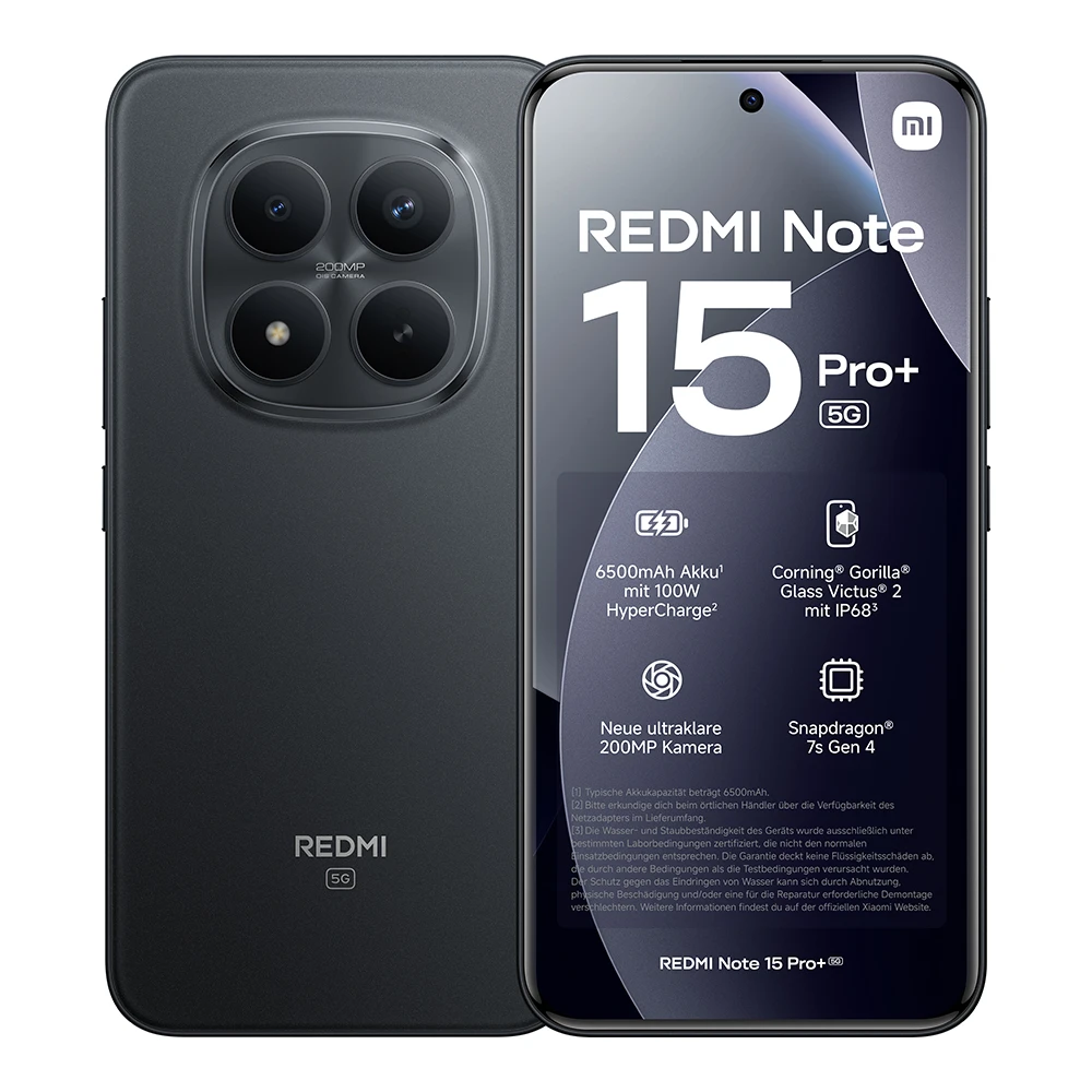 REDMI Note 15 Pro+ 5G 12GB/512GB | Schwarz