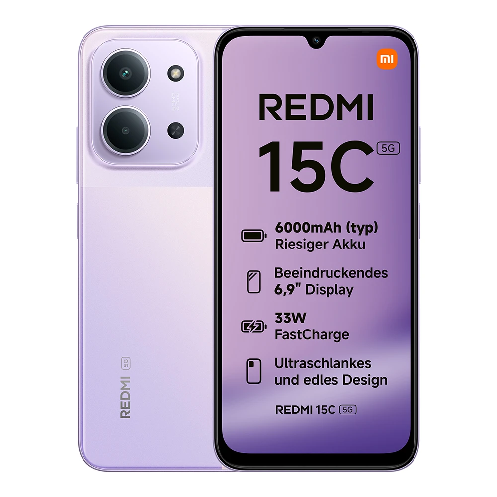 Redmi 15C 5G 4GB/128GB | Dämmerviolett
