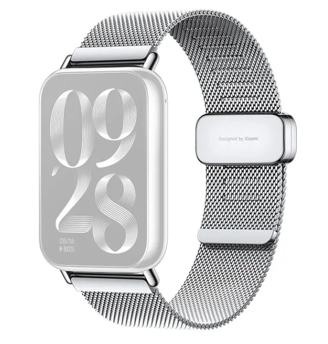 Xiaomi Milanese Armband mit Schnellverschluss | Silber