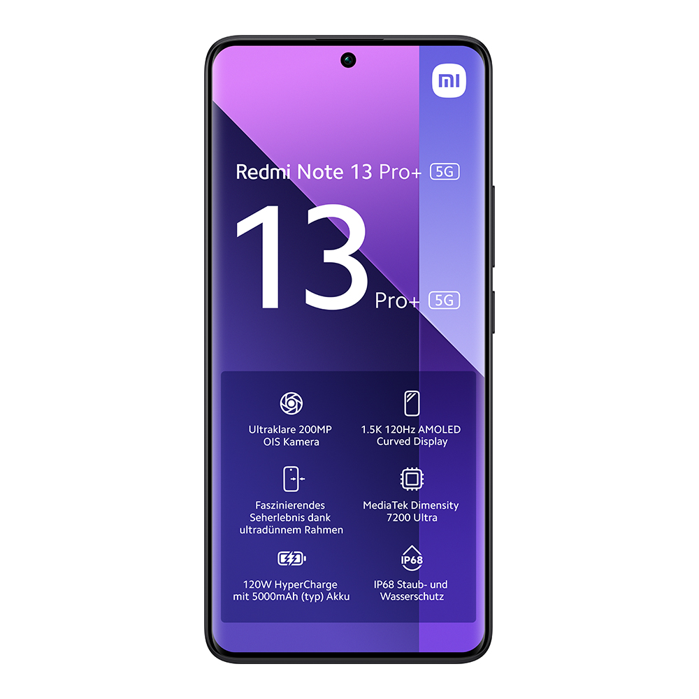 Redmi Note 13 Pro+ 5G 12GB/512GB Smartphone | Schwarz