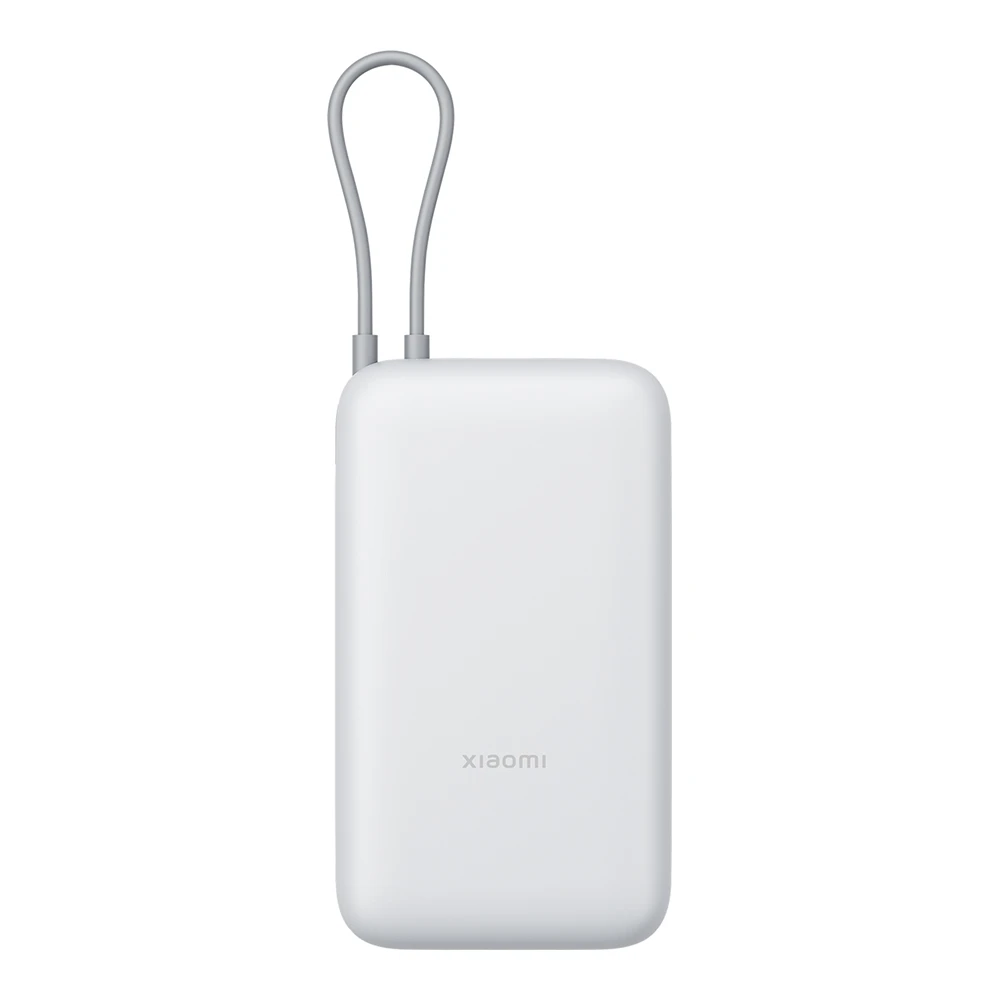 Xiaomi 22.5W Power Bank 20000mAh (Integriertes Kabel) | Hellgrau