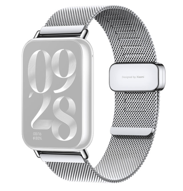 Milanese Armband für Xiaomi Smart Band 8 Pro | Silber