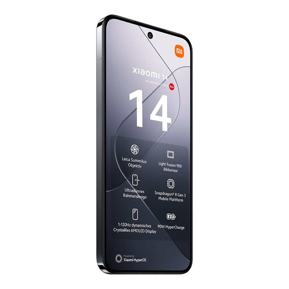 Xiaomi 14 12GB/512GB Smartphone | Schwarz
