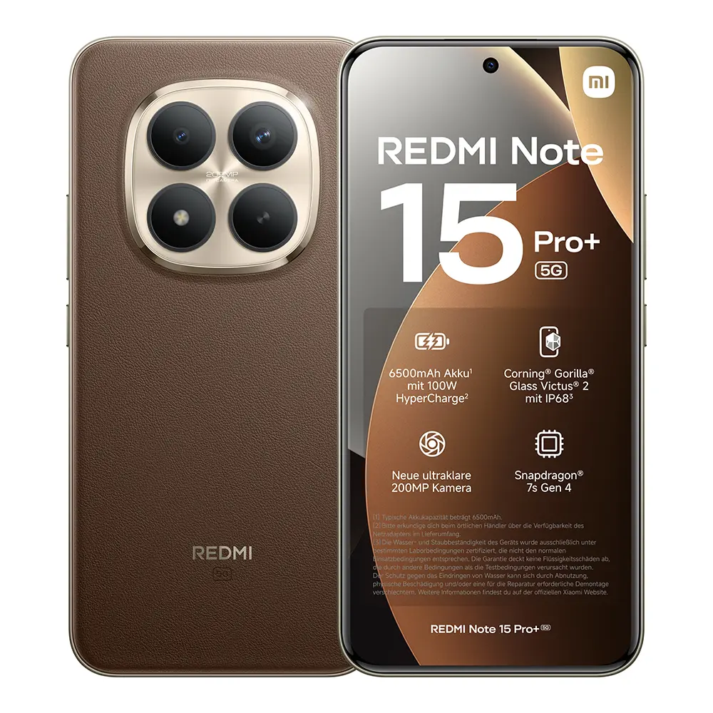 REDMI Note 15 Pro+ 5G 12GB/512GB | Mokkabraun