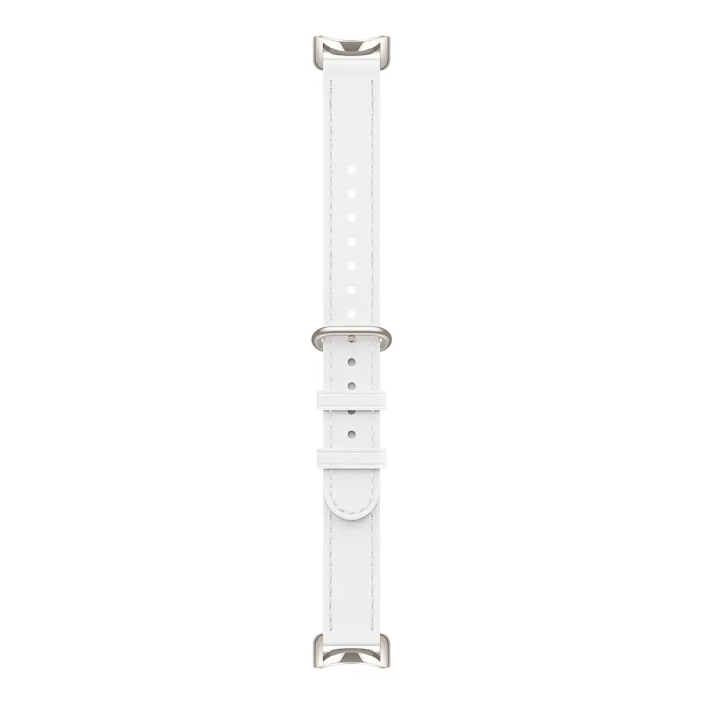 Lederarmband für Xiaomi Smart Band 9 | Ceramic Weiss