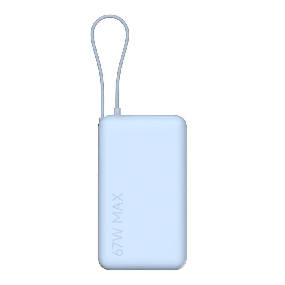 Xiaomi 67W Power Bank 10000 (Integriertes Kabel) | Eisblau