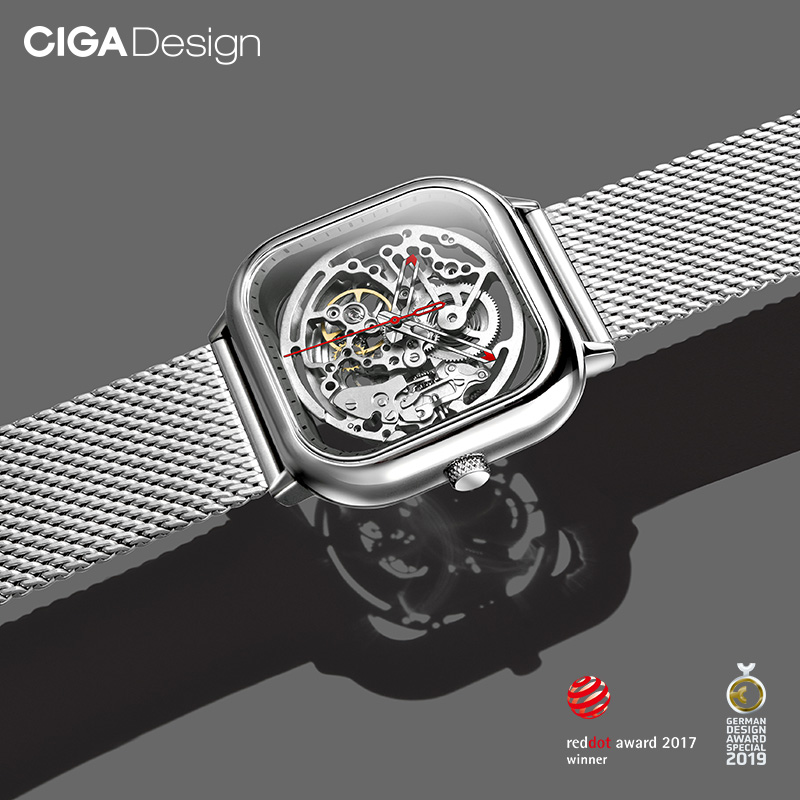 CIGA Design Skeleton Mechanical Watch - FULL HOLLOW
