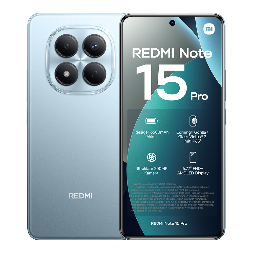 REDMI Note 15 Pro 8GB/256GB | Gletscherblau