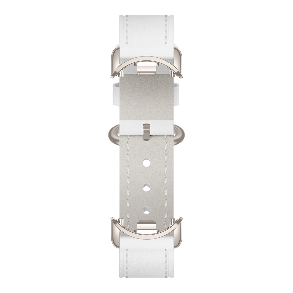 Lederarmband für Xiaomi Smart Band 9 | Ceramic Weiss