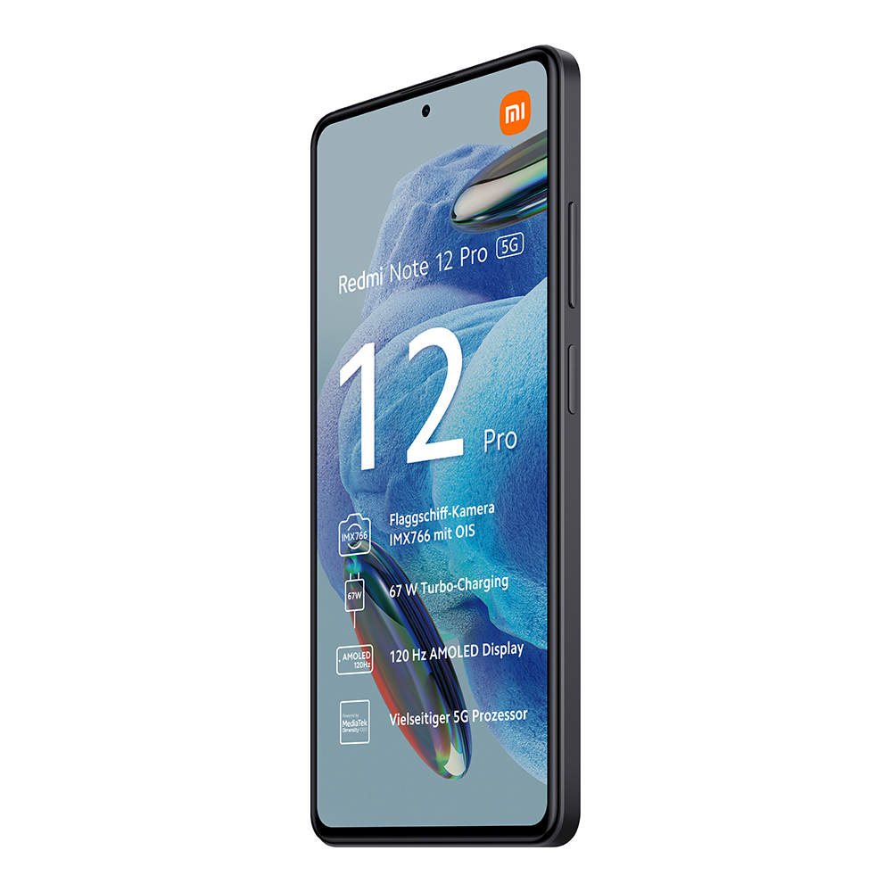 Redmi Note 12 Pro 5G 6GB/128GB Smartphone | Schwarz