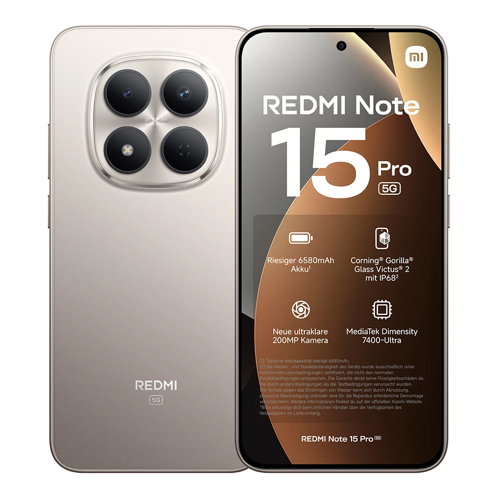 REDMI Note 15 Pro 5G 8GB/512GB | Titanium