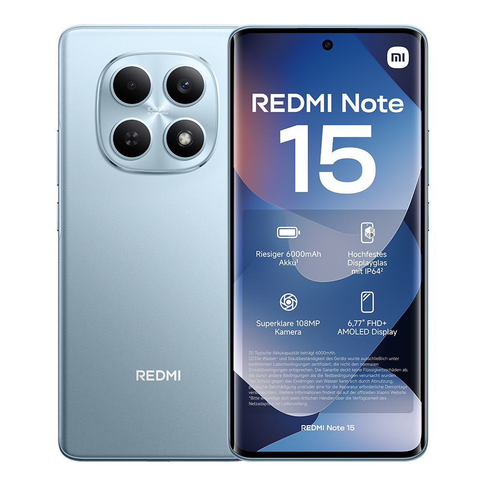 REDMI Note 15 6GB/128GB | Gletscherblau